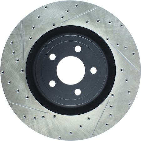 Sport Drilled/Slotted Brake Rotor,127.61116R